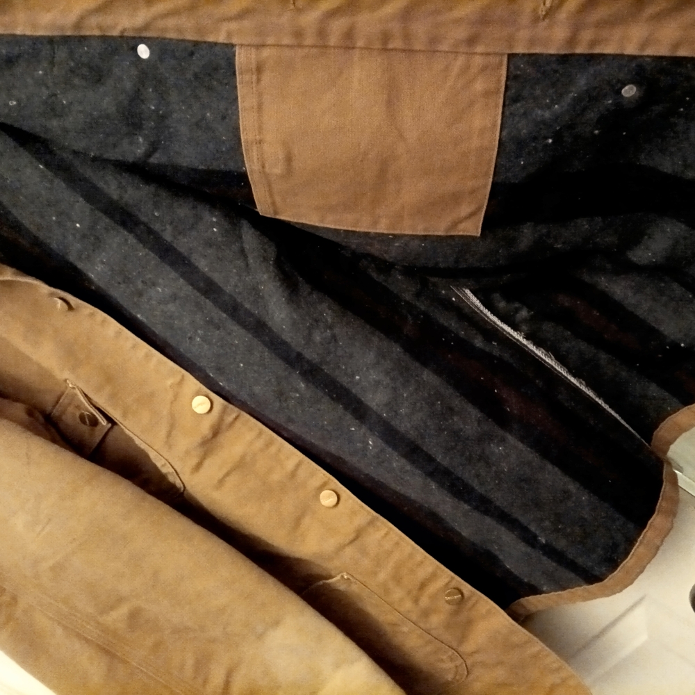 Vintage Carhartt Work / Rancher's Jacket * Brown Military Field Jacket - Picture 6 of 6